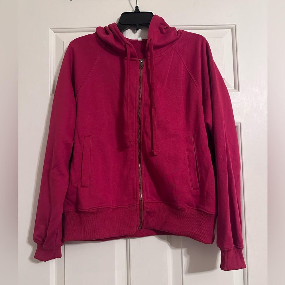 Women's Red Hoodie Jacket